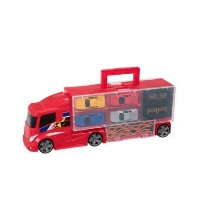 Игровой набор для детей Teamsterz Автоперевозчик с 4 машинками, арт. 1416803, производитель HTI (ЭйчТиАй), ISBN 505-0-84168-031-7№ 2