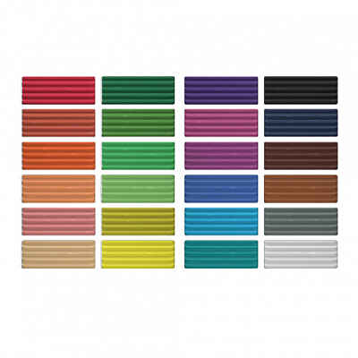 Классический пластилин 24 цвета со стеком, 432г, арт. 53413, производитель ErichKrause® (Эрих Краузе), ISBN 465-0-18453-413-4№ 2