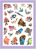Стикерпаки. Коллекция наклеек. Набор из 4 шт., производитель МОЗАИКА kids , ISBN 978-5-43153-667-0, № 15