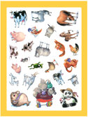 Стикерпаки. Коллекция наклеек. Набор из 4 шт., производитель МОЗАИКА kids , ISBN 978-5-43153-667-0, № 16