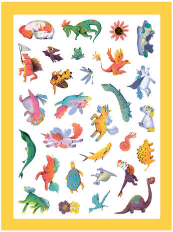 Стикерпаки. Коллекция наклеек. Набор из 4 шт., производитель МОЗАИКА kids , ISBN 978-5-43153-667-0№ 6