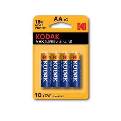 Батарейки KODAK MAX SUPER Alkaline AA, арт. Kodak Мах LR6 BL-4, производитель KODAK, ISBN 88-7-93095-286-5№ 1
