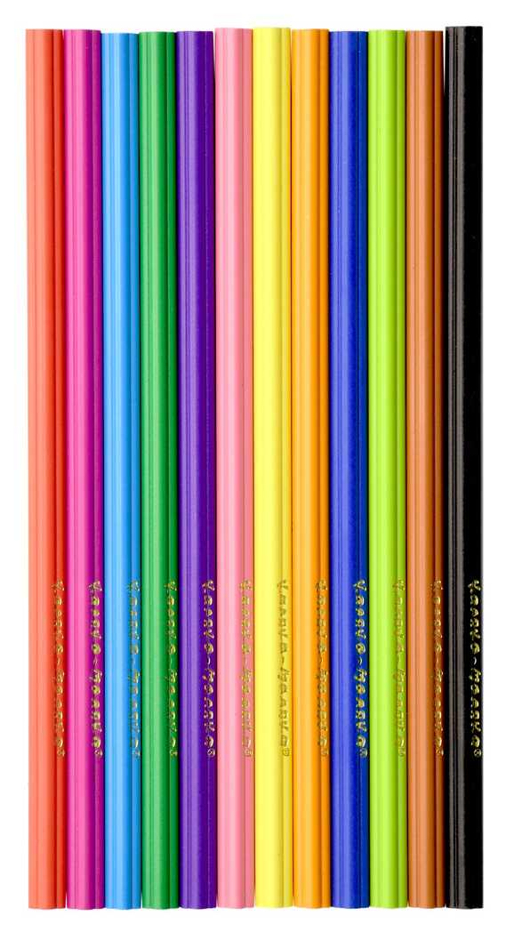 Набор цветных карандашей Цветочки 12 цветов, арт. КПКМ12-Ц, производитель ФАРМ, ISBN 460-2-72315-771-7, № 7