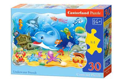 Пазлы Подводные друзья (CastorLand) 30 элементов, арт. В-03501, производитель Castorland (Касторленд), ISBN 590-4-43800-350-1 № 1