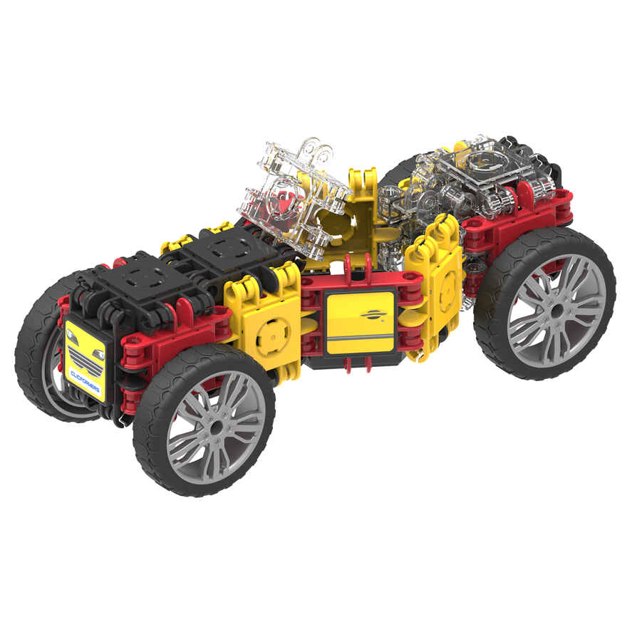 Развивающий конструктор CLICFORMERS Speed Wheel Set 34 детали, арт. 803001, производитель Clicformers (Кликформерс), ISBN 880-9-46553-289-5, № 10