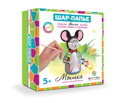 Набор ШАР-ПАПЬЕ &quot;Мышка&quot;, арт.В011131Т, производитель ШАР-ПАПЬЕ, ISBN 462-0-76781-308-6№ 1