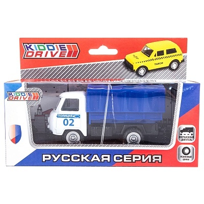 Автомобиль для перевозки личного состава полиции KiddieDrive, инерционный, арт. 1501223, производитель KiddieDrive, ISBN 460-7-80753-666-2, № 1