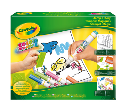 Набор CW &quot;Создай свою историю&quot; со штампами, производитель Crayola, ISBN 502-5-12312-627-2, № 1