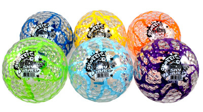 Мяч Graffiti Atom Skyball 10 cm, производитель Maui Toys, ISBN 03-7-42337-480-7, № 1