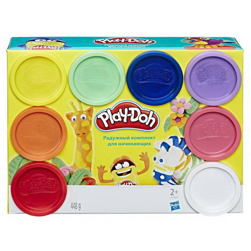 Игровой набор Play-Doh 8 баночек, арт. A7923121, производитель Hasbro (Хасбро), ISBN 501-0-99495-092-7, № 1