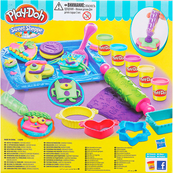 Игровой набор Play-Doh Магазинчик печенья, арт. B0307EU8/B0307121, производитель Hasbro (Хасбро), ISBN 501-0-99491-487-5, № 2