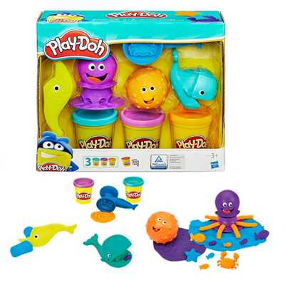 Игровой набор Play-Doh Подводный мир, арт. B1378EU4, производитель Hasbro (Хасбро), ISBN 501-0-99343-931-7№ 2