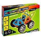 Магнитный конструктор Магнитоформы, набор машина, 20 дет., арт. ВВ4403, производитель Bondibon (Бондибон), ISBN 489-5-13604-459-4, № 1
