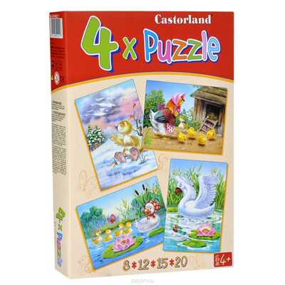 Пазлы Гадкий утенок (Castorland) 8/12/15/20 элементов, арт.В-04027, производитель Castorland (Касторленд), ISBN 590-4-43800-402-7№ 1