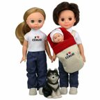 Набор кукол Семья, арт. В4555, производитель ВЕСНА фабрика, ISBN 469-0-21308-291-5, № 1