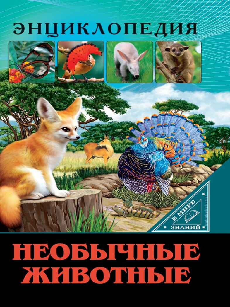 Необычные животные. Энциклопедия. В мире знаний, производитель Проф-Пресс , ISBN 978-5-37829-742-9, № 1