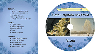DVD &quot;Двенадцать месяцев. Зима&quot;, производитель Телекомпания СГУ ТВ, ISBN 978-5-91547-011-7, № 1