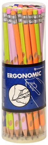Карандаш чернографитный Schoolformat ERGONOMIC НВ, заточенный, дерево, трехгранный, с ластиком, производитель ФАРМ, ISBN 460-2-72310-039-3№ 1