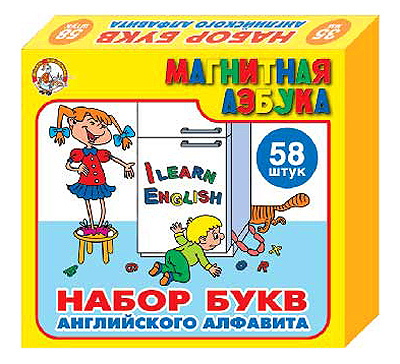 Набор букв английского алфавита, производитель Дрофа-медиа, ISBN 460-6-08800-850-9, № 1