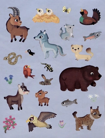 Книжка с наклейками формат А4. Приключения на горных вершинах 50 наклеек \ Барсотти Э., производитель Айрис-пресс , ISBN 978-5-81128-744-4№ 3