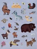 Книжка с наклейками формат А4. Приключения на горных вершинах 50 наклеек \ Барсотти Э., производитель Айрис-пресс , ISBN 978-5-81128-744-4, № 3