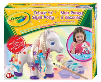 Фигурка для раскрашивания "Пони", производитель Crayola, ISBN 501-0-06593-010-0 № 1