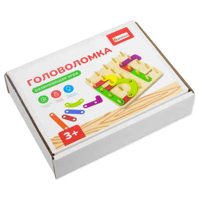 Развивающая игра Головоломка, арт. РН25, производитель Алатойс, ISBN 466-0-18175-564-7№ 6