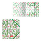 Папка для тетрадей на резинках пластиковая Tropical Flamingo, A5+, арт. 49356, производитель ErichKrause® (Эрих Краузе), ISBN 463-0-07335-136-3, № 1