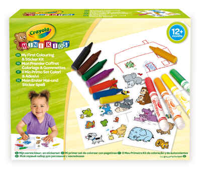 Мой первый набор для рисования с наклейками  1+, арт. 10570, производитель Crayola, ISBN 502-5-12310-570-3№ 1