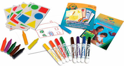 Мой первый набор для рисования с наклейками  1+, арт. 10570, производитель Crayola, ISBN 502-5-12310-570-3№ 2