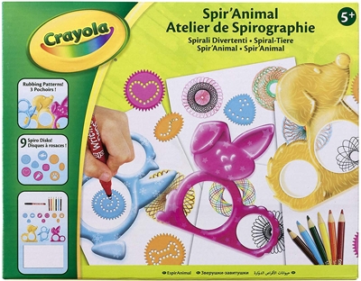 Набор спирографов &quot;Животные&quot;, арт. 12347, производитель Crayola, ISBN 502-5-12312-347-9№ 1