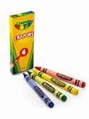 4 восковых мелка, арт. 52-1204, производитель Crayola, ISBN 501-0-06510-004-6, № 1