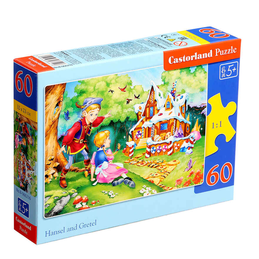 Пазл 60 эл. Пряничный домик, арт.  В-066216, производитель Castorland (Касторленд), ISBN 590-4-43806-621-6, № 1