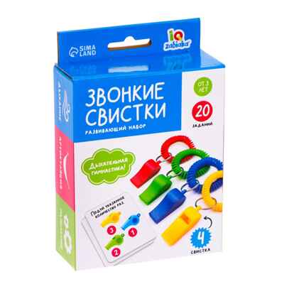 Развивающий набор Звонкие свистки, арт. 7602401, производитель IQ-ZABIAKA, ISBN 290-0-07602-401-7№ 1