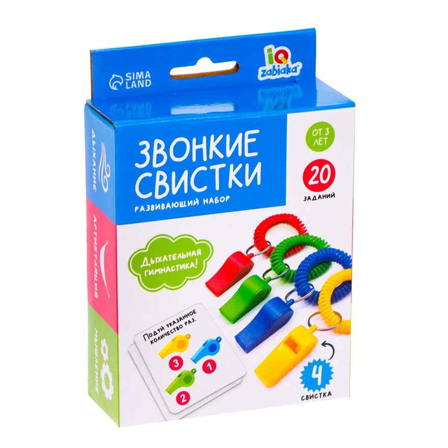 Развивающий набор Звонкие свистки, арт. 7602401, производитель IQ-ZABIAKA, ISBN 290-0-07602-401-7, № 1
