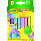 Crayola Незасыхающий пластилин Пастель, 8 цветов, арт. 57-0311, производитель Crayola, ISBN 007-1-66230-311-2, № 1