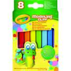 Crayola Незасыхающий пластилин Классика, 8 цветов, арт. 57-0312, производитель Crayola, ISBN 007-1-66230-312-9, № 1