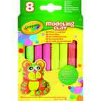 Crayola Незасыхающий пластилин Неоновый, 8 цв, арт. 57-0313, производитель Crayola, ISBN 007-1-66230-313-6, № 1
