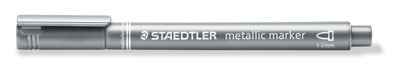 Маркер &quot;Металлик&quot; цв. серебряный, Staedtler, производитель Staedtler (Стайтлер), ISBN 400-7-81783-204-2, № 1