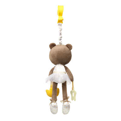 Игрушка-подвеска с прорезывателем и пищалкой Мишка Ballerina carla Арт.1438, производитель Babyono, ISBN 590-1-43541-308-1№ 2