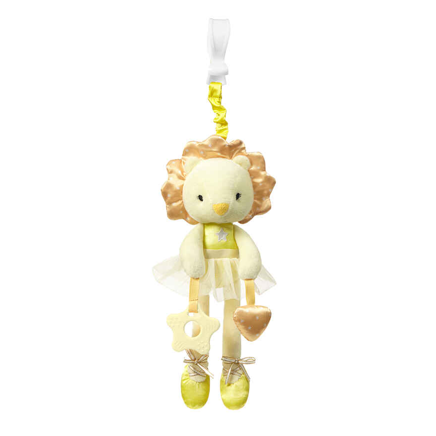 Игрушка-подвеска с прорезывателем и пищалкой львенок Ballerina funny Арт.1440, производитель Babyono, ISBN 590-1-43541-310-4, № 1