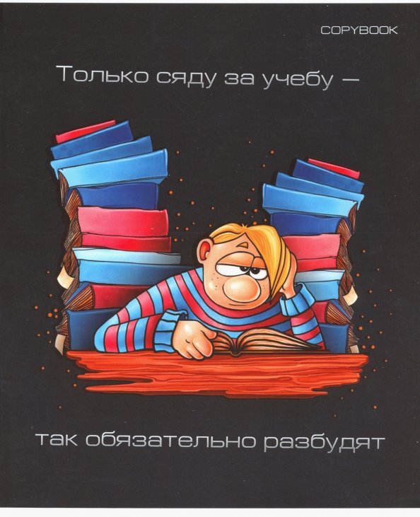 Тетрадь 48 листов, клетка, арт С0221-143, производитель Апплика, ISBN 463-0-03842-895-6, № 1