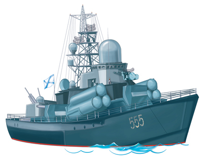 М-14980 Вырубная фигурка. Корабль (для аппликаций), производитель Сфера ТЦ , ISBN 463-0-11202-813-3, № 1