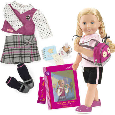 Og Dolls. Кукла делюкс Халли и печенье с предсказанием для умницы, 46 см, производитель OG Dolls, ISBN 062-2-43261-570- № 1