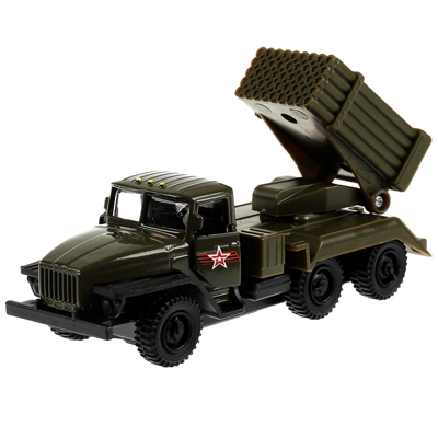 Урал с ракетами Армия России инерционный 12 см., арт. SB-15-35-M5(GR)-WB, производитель Симбат, ISBN 465-0-25050-795-6№ 4