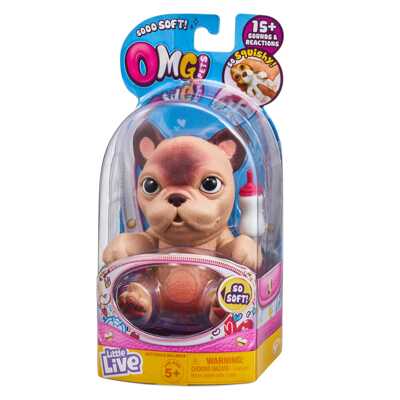 Cквиши-щенок OMG Pets! - Французский бульдог, арт.28917, производитель Moose (Мауз), ISBN 63-0-99628-917-4№ 1