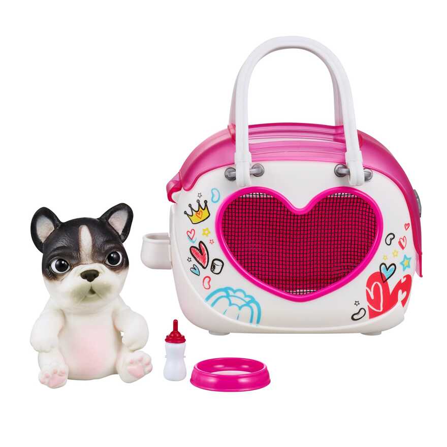 Cквиши-щенок OMG Pets! в переноске, арт.28942, производитель Moose (Мауз), ISBN 63-0-99628-942-6, № 3