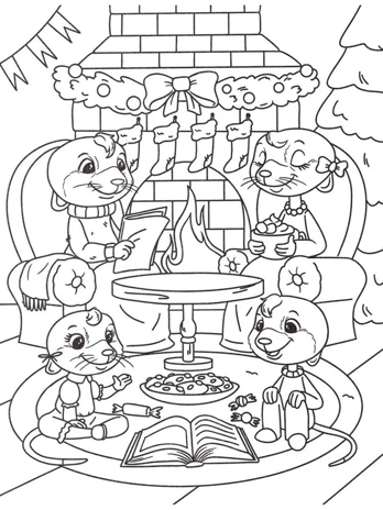 Сурикаты и зимние истории: книжка-раскраска с наклейками., производитель Феникс ТД, ISBN 978-5-22242-234-2№ 2