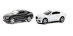 Автодрайв Машина 1:32 Bentley Continental GT V8 глянцевая черная, белая, арт. И-1228, производитель Рыжий кот, ISBN 466-5-29541-228-8, № 1