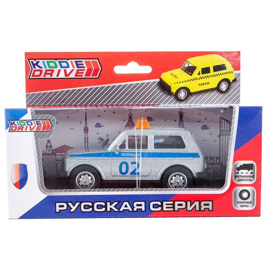 Внедорожник МВД KiddieDrive, 11см, арт. 1501253, производитель KiddieDrive, ISBN 460-7-80753-663-1, № 1